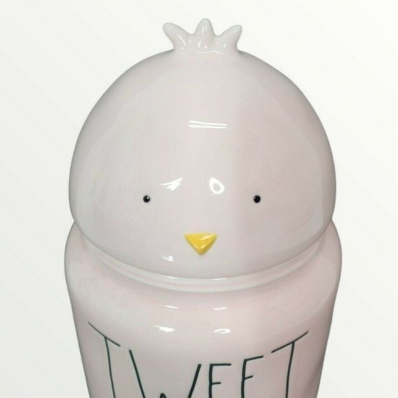 Rae Dunn Easter LL TWEET HEART Pink Canister Top - Picture 3 of 10